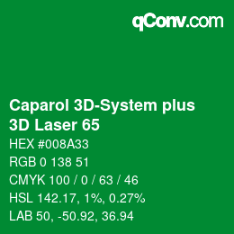 Color code: Caparol 3D-System plus - 3D Laser 65 | qconv.com