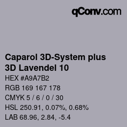 Farbcode: Caparol 3D-System plus - 3D Lavendel 10 | qconv.com