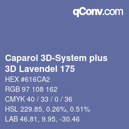 Farbcode: Caparol 3D-System plus - 3D Lavendel 175 | qconv.com