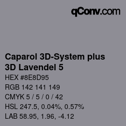 Color code: Caparol 3D-System plus - 3D Lavendel 5 | qconv.com