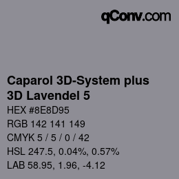 Código de color: Caparol 3D-System plus - 3D Lavendel 5 | qconv.com
