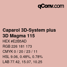 Color code: Caparol 3D-System plus - 3D Magma 115 | qconv.com