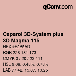 Code couleur: Caparol 3D-System plus - 3D Magma 115 | qconv.com