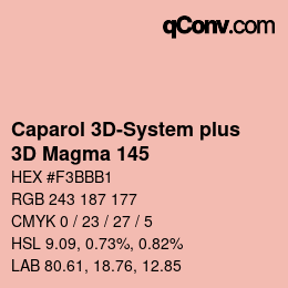 Color code: Caparol 3D-System plus - 3D Magma 145 | qconv.com