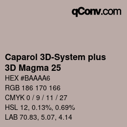 Color code: Caparol 3D-System plus - 3D Magma 25 | qconv.com