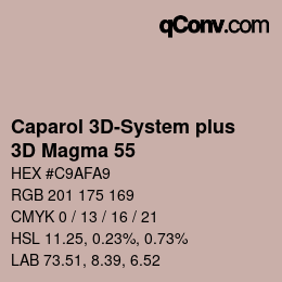 Color code: Caparol 3D-System plus - 3D Magma 55 | qconv.com