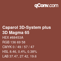 Farbcode: Caparol 3D-System plus - 3D Magma 65 | qconv.com