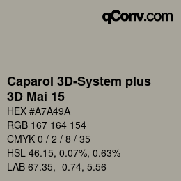 Color code: Caparol 3D-System plus - 3D Mai 15 | qconv.com