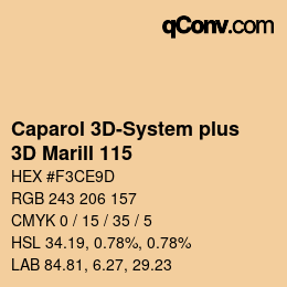 カラーコード: Caparol 3D-System plus - 3D Marill 115 | qconv.com