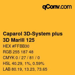 Code couleur: Caparol 3D-System plus - 3D Marill 125 | qconv.com