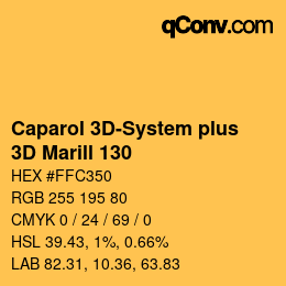 Color code: Caparol 3D-System plus - 3D Marill 130 | qconv.com