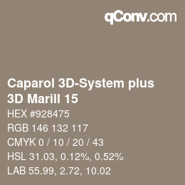 カラーコード: Caparol 3D-System plus - 3D Marill 15 | qconv.com