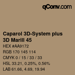 カラーコード: Caparol 3D-System plus - 3D Marill 45 | qconv.com