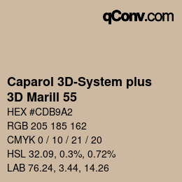 Código de color: Caparol 3D-System plus - 3D Marill 55 | qconv.com