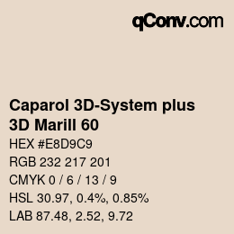 Farbcode: Caparol 3D-System plus - 3D Marill 60 | qconv.com