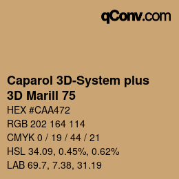 Color code: Caparol 3D-System plus - 3D Marill 75 | qconv.com