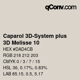 カラーコード: Caparol 3D-System plus - 3D Melisse 10 | qconv.com