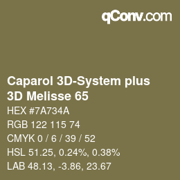 Farbcode: Caparol 3D-System plus - 3D Melisse 65 | qconv.com