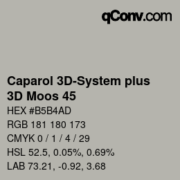 Code couleur: Caparol 3D-System plus - 3D Moos 45 | qconv.com