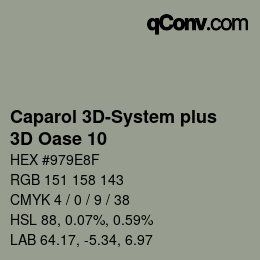 Color code: Caparol 3D-System plus - 3D Oase 10 | qconv.com