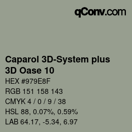 Código de color: Caparol 3D-System plus - 3D Oase 10 | qconv.com