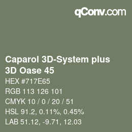 Farbcode: Caparol 3D-System plus - 3D Oase 45 | qconv.com