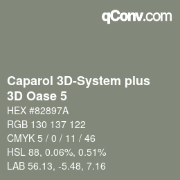 Color code: Caparol 3D-System plus - 3D Oase 5 | qconv.com