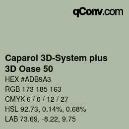 Código de color: Caparol 3D-System plus - 3D Oase 50 | qconv.com