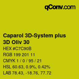 Farbcode: Caparol 3D-System plus - 3D Oliv 30 | qconv.com