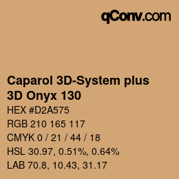 Farbcode: Caparol 3D-System plus - 3D Onyx 130 | qconv.com