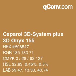 Farbcode: Caparol 3D-System plus - 3D Onyx 155 | qconv.com