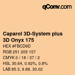 Code couleur: Caparol 3D-System plus - 3D Onyx 175 | qconv.com
