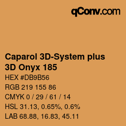 Color code: Caparol 3D-System plus - 3D Onyx 185 | qconv.com