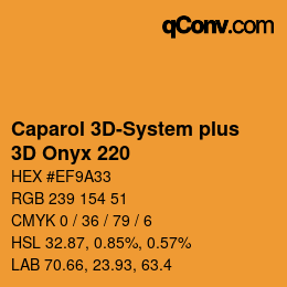 Color code: Caparol 3D-System plus - 3D Onyx 220 | qconv.com