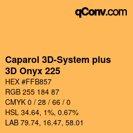 Código de color: Caparol 3D-System plus - 3D Onyx 225 | qconv.com