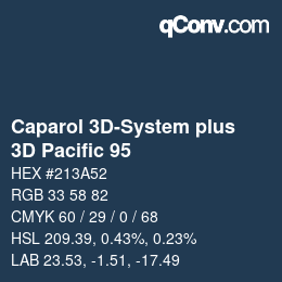 Farbcode: Caparol 3D-System plus - 3D Pacific 95 | qconv.com