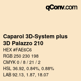 Farbcode: Caparol 3D-System plus - 3D Palazzo 210 | qconv.com