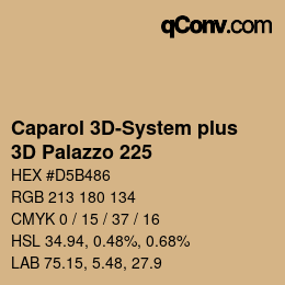 Farbcode: Caparol 3D-System plus - 3D Palazzo 225 | qconv.com