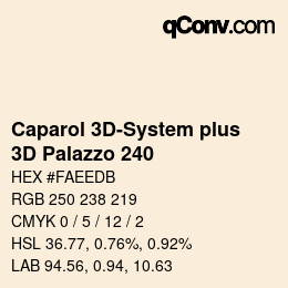 Code couleur: Caparol 3D-System plus - 3D Palazzo 240 | qconv.com