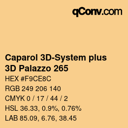 Code couleur: Caparol 3D-System plus - 3D Palazzo 265 | qconv.com
