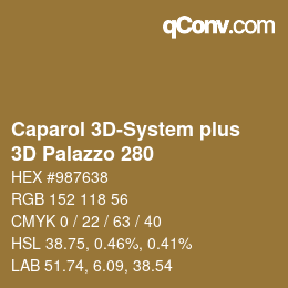 Farbcode: Caparol 3D-System plus - 3D Palazzo 280 | qconv.com