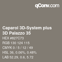 Farbcode: Caparol 3D-System plus - 3D Palazzo 35 | qconv.com