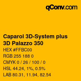 Color code: Caparol 3D-System plus - 3D Palazzo 350 | qconv.com