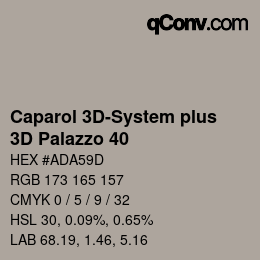 Color code: Caparol 3D-System plus - 3D Palazzo 40 | qconv.com