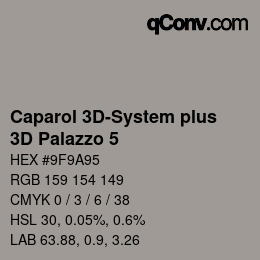 Color code: Caparol 3D-System plus - 3D Palazzo 5 | qconv.com