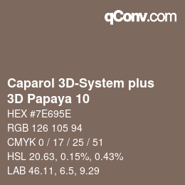 Farbcode: Caparol 3D-System plus - 3D Papaya 10 | qconv.com