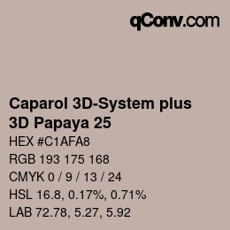 Color code: Caparol 3D-System plus - 3D Papaya 25 | qconv.com