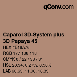 Farbcode: Caparol 3D-System plus - 3D Papaya 45 | qconv.com