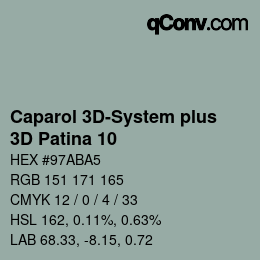Farbcode: Caparol 3D-System plus - 3D Patina 10 | qconv.com