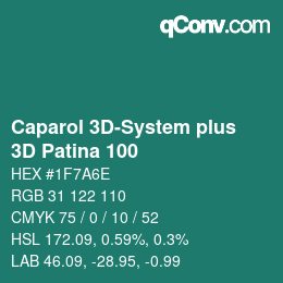 Farbcode: Caparol 3D-System plus - 3D Patina 100 | qconv.com